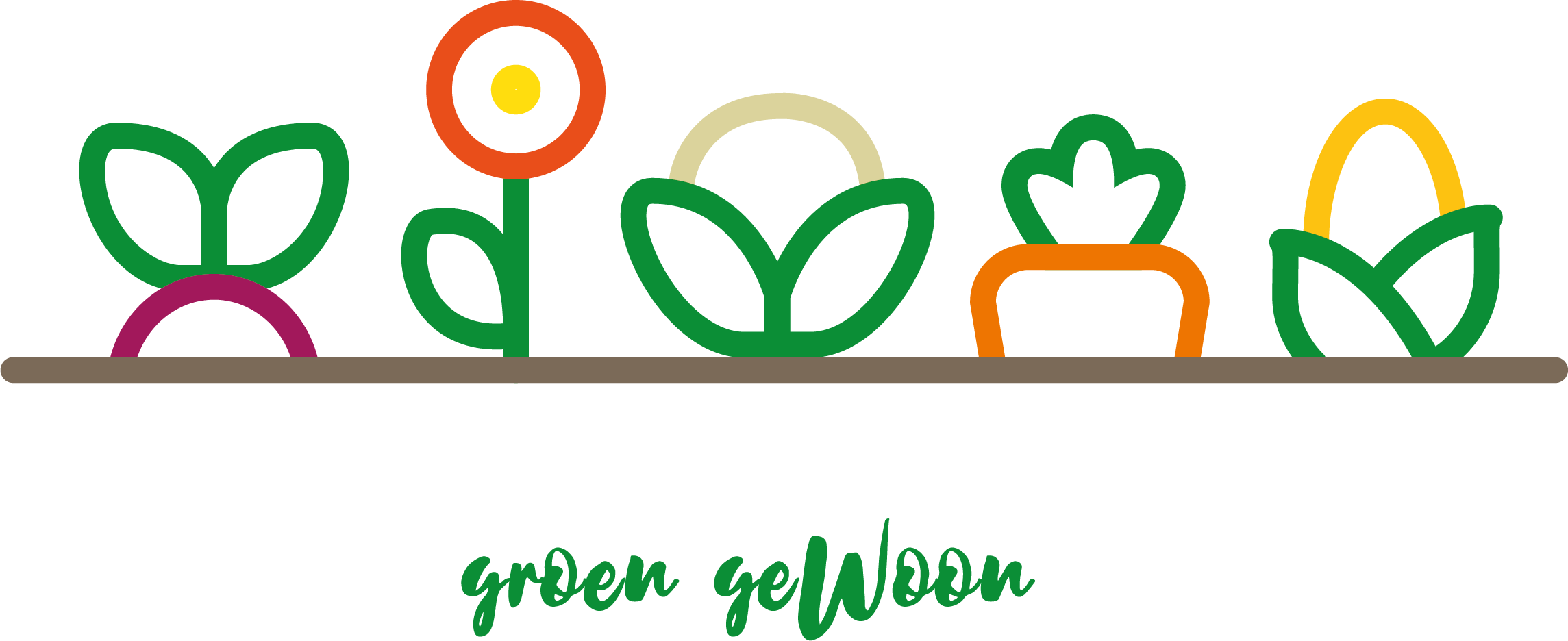 Tuin van Alewijn Middelburg Logo liggend diap op licht